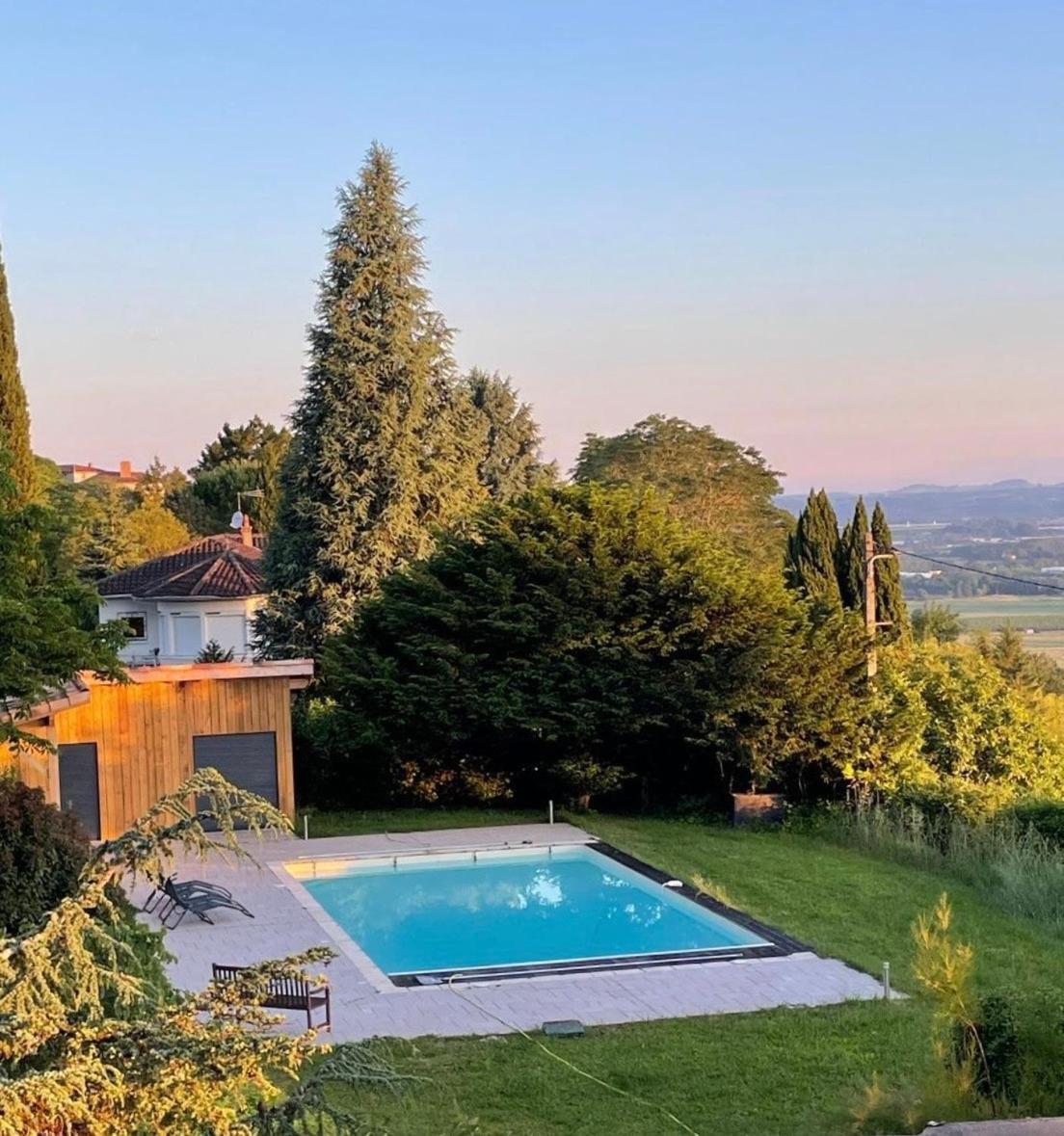 Ecrin De Paradis Pujols Haut Piscine-Vue Exterior foto